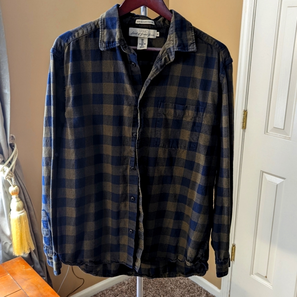 Men's Plaid Flannel Shirt